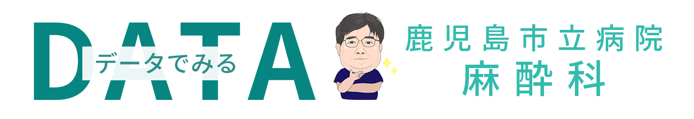 データで見る鹿児島市立病院麻酔科